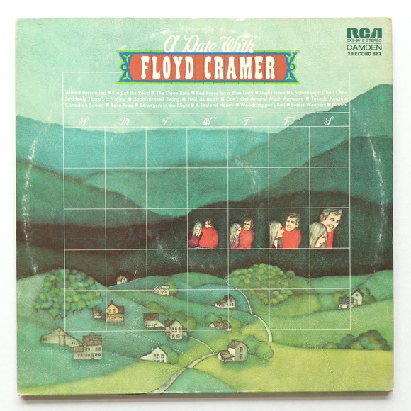 Floyd Cramer – A Date With Floyd Cramer - RCA Camden CXS-9016 - 1972 12" LP - Picture 1 of 12